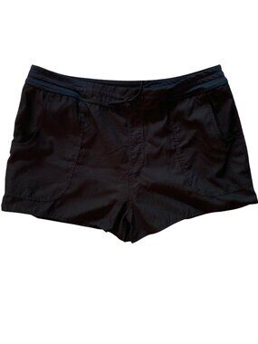 Women's CROFT & BARROW Swim Board Shorts with Liner BLACK Size XXL